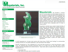 Tablet Screenshot of mayaterials.com